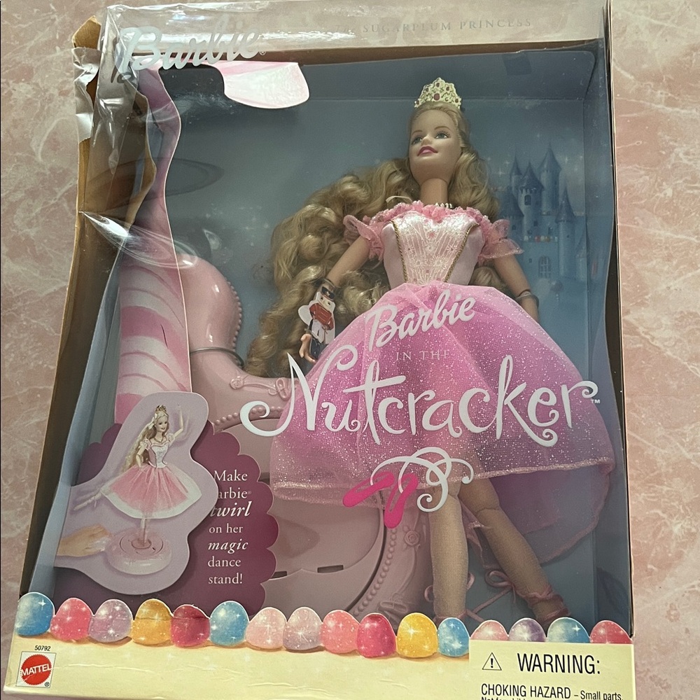Mattel Barbie Nutcracker Doll in Sparkling Pink Gown
